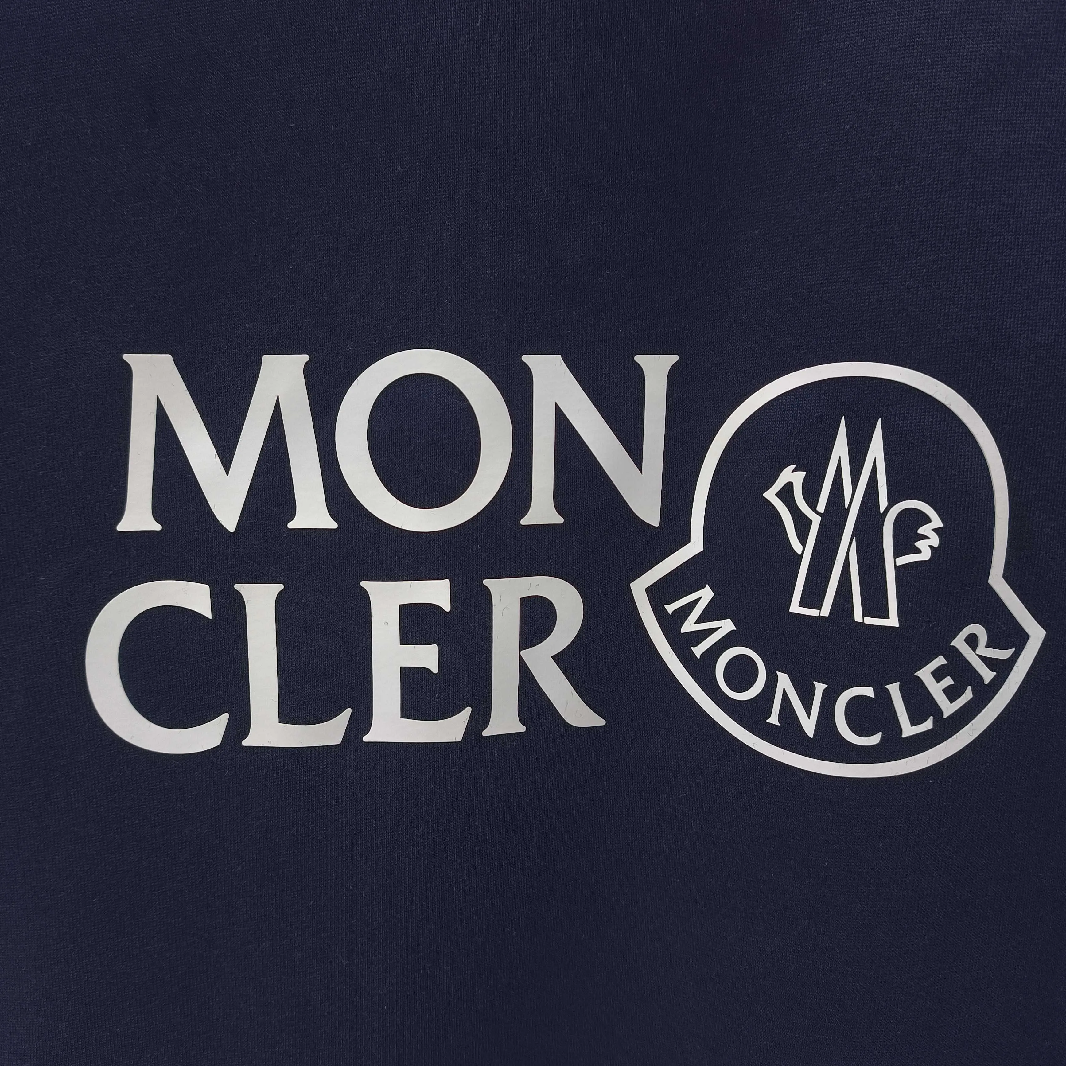 MONCLE* 2026 New Arrival logo t Same Style Size S M L XL XXL Black White Navy Blue